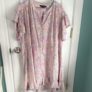 DAVI & DANI Multicolor Floral Blouse